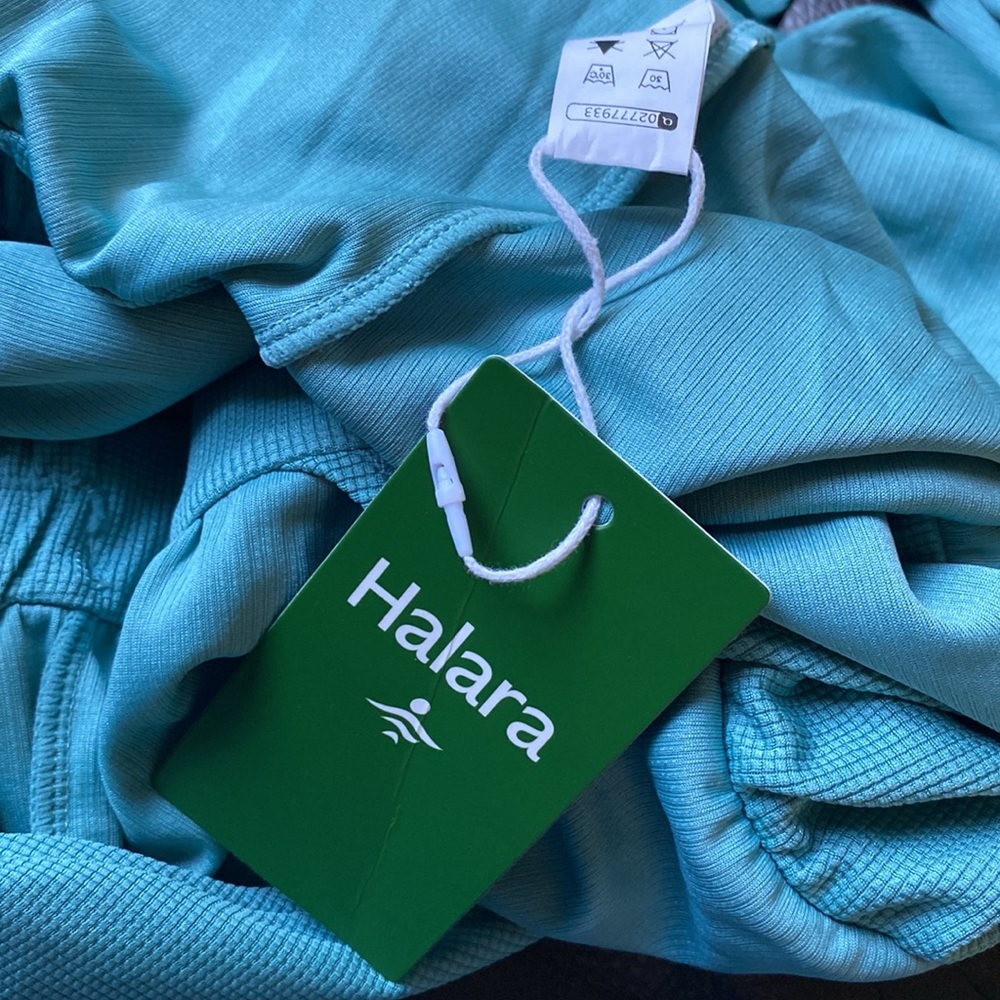 Halara V Neck Short Sleeve Pocket Waffle Casual Romper - Picture 6 of 8